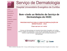 Tablet Screenshot of dermatologiahuec.com